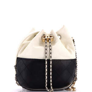 Chanel Small Gabrielle Drawstring Bag Quilted Calfskin